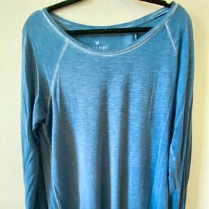 American Eagle soft and sexy blue long sleeve